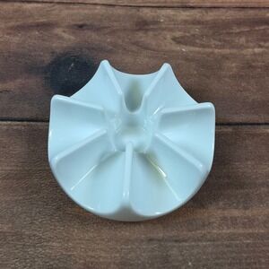 Arzberg Ashtray Home Decor 5.5in White Good Starburst Porcelain Germany